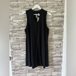 Mudd || NWT Black Sleeveless Keyhole Midi Dress SZ M